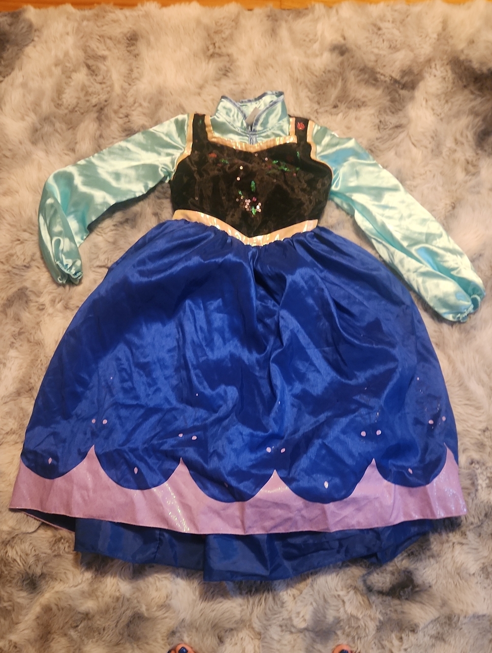 Blue and Aqua Princess Dress-Up Costume - Brand Unspecified - Picture 1 of 2